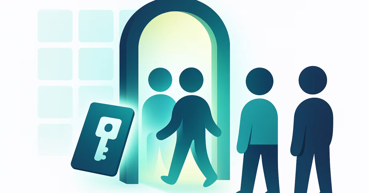 Article graphic about a closed, invitation-only B2B store